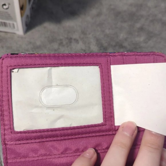 NWT - Vera Bradley Travel Wallet African Violet Blue Passport - Picture 2 of 5